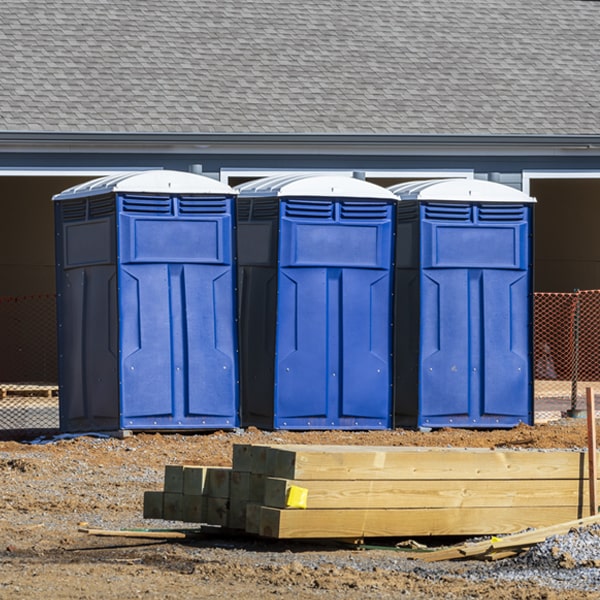 what is the expected delivery and pickup timeframe for the portable restrooms in Cub Run KY